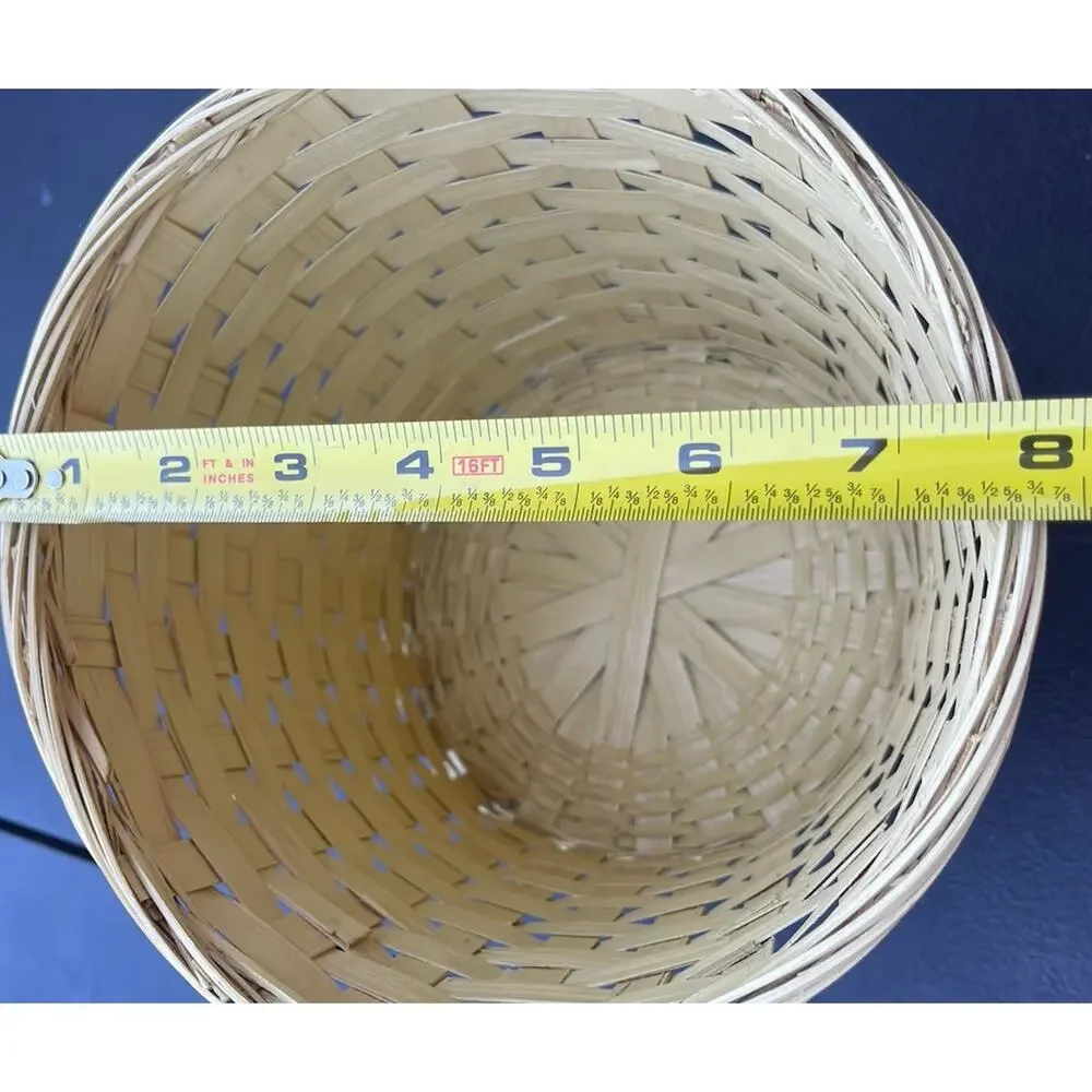 Small 7 Inch Wicker Round Basket Home Decor The John Henry Company